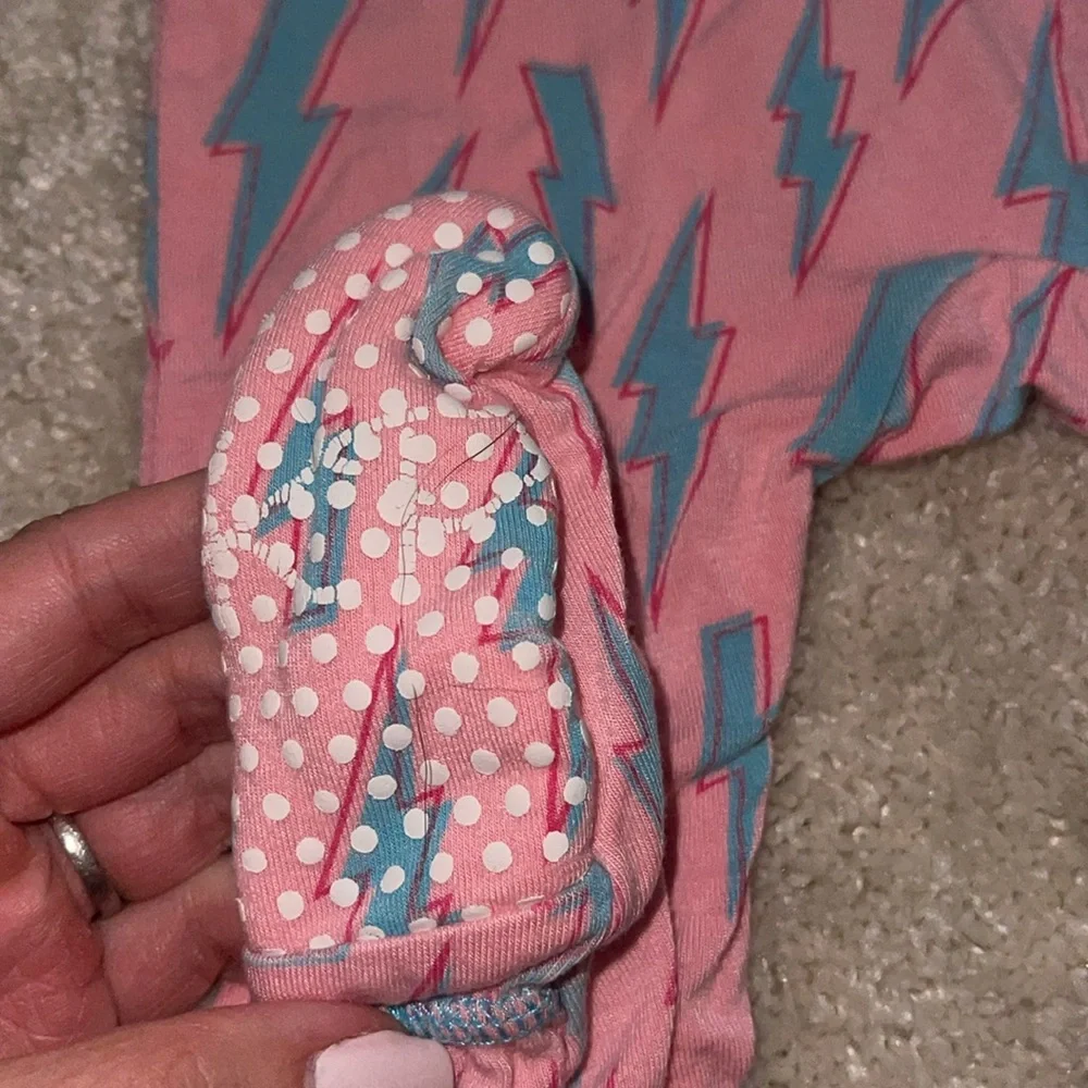 Two Kickee Pants Pajama Footies